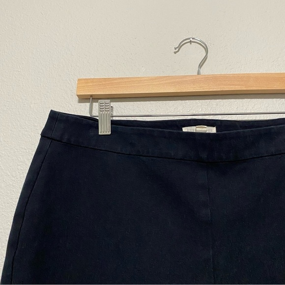 Eileen Fisher Dark Navy Blue Pull on Trousers - Picture 2 of 11